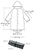 ACVCY Rain Poncho for Men Women Lightweight Rain Jacket with Drawstring Hood