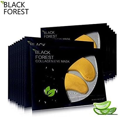Black Forest Spa 24K Gold Eye Treatment Mask, (Pack of 15)