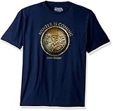 HBO'S Game of Thrones Men's "Winter Is Coming" Circle T-Shirt