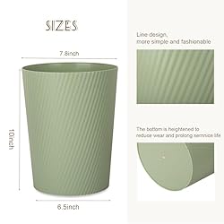 UUJOLY Small Trash Can Wastebasket Garbage Can