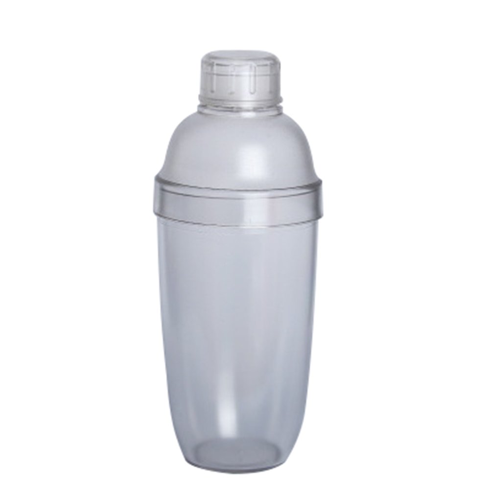 Chytaii 2X Shaker à Cocktail Boisson avec Filtre en Plastique Transparent Ustensile de Bar 700ml