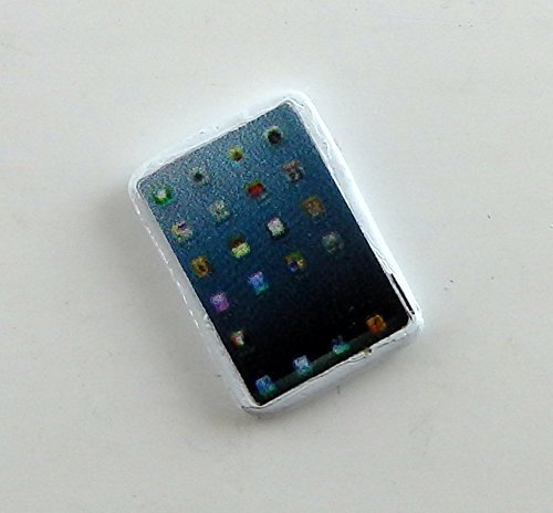 Melody Jane Dolls Houses House Miniature Modern 1:12 Scale Accessory Android Ipad Tablet in White