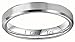 CROWNAL 4mm 6mm 8mm Black/Silver Titanium Wedding Couple Bands Rings Men Women Matte Finish Beveled Edges Engraved I Love You Comfort Fit Size 4 To 16