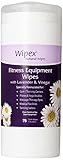 Natural Fitness Equipment Wipes With Lavender & Vinegar, 75-Count Containers (Pack of 4)