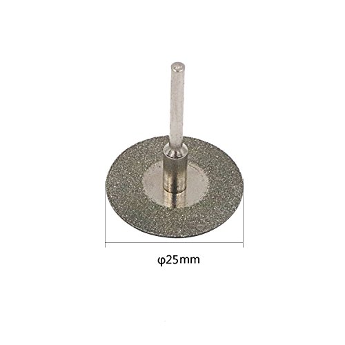 NIUPIKA Diamond Cutting Wheels Cutoff Saw Discs Wheel Cut Blades with Mandrel 3mm Dremel Rotary Tool Set (φ 30mm) - Thumbnail 2
