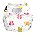 Imagine Baby Products Newborn Hook and Loop Diaper Cover, Flutter