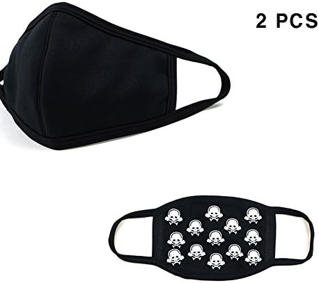 2 PCS Unisex Adult Fashion Cotton Mouth Face Mask Anti Dust Outdoor Protective Warm Clycling Sports Reusable
