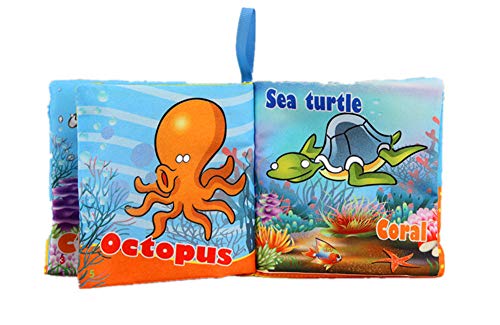Kids Water Doodle Drawing Mat with Flying Chess Game Mat Coloring Painting Educational Writing Mats, Baby's Non-Toxic Soft Cloth Book Set Pack of 4 Fun Interactive The First Book Toddler Gift