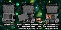 CASEMATIX Travel Case Compatible with Xbox One X