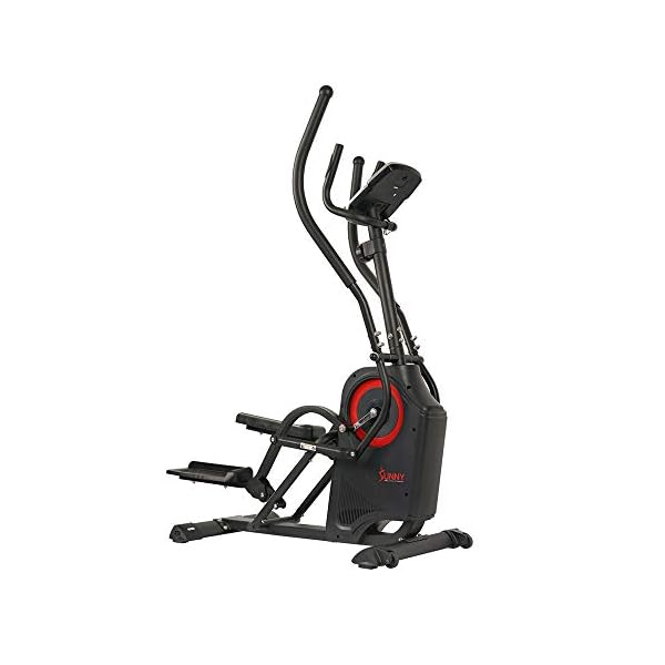 Sunny Health & Fitness Cardio Climber Stepping Elliptical Exercise Machine for Home with 8 Levels of Magnetic Resistance, Performance Monitor, Full Body Workout - Image 3