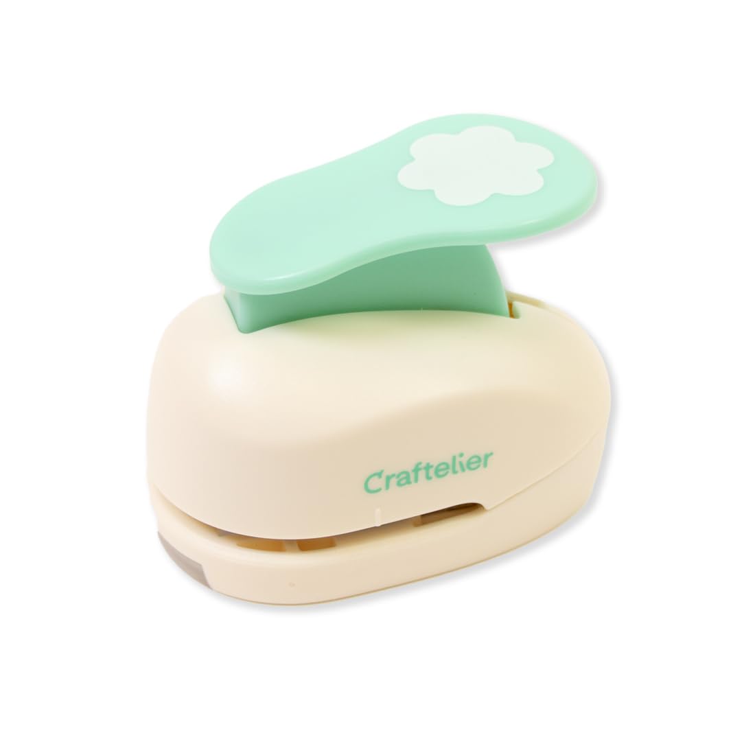 Craftelier - 1” (2.54 cm) Diameter Flower Punch with Lever Press | Suitable for Paper and Cardstock | Ideal for Craft and Scrapbooking Projects | Size Approx. 7 x 4.5 x 6 cm