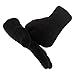 LETHMIK Mens Winter Thick Gloves Black Knit with Warm Wool Lining