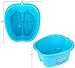 Mantello Foot Wash Basin Foot Spa Bucket Foot Soaking Tub, Pedicure, Detox, Massage (Blue, Large)thumb 3