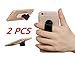 NewVan Tech 2 PCS Cell Phone Grip and Stand, 3 in 1 Handheld Finger Strap Holder Car Vent Holder For SmartPhone Small Tablet (Black)
