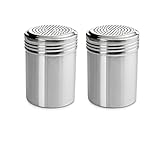New Star Foodservice 28478 Stainless Steel Dredge Shaker, 10-Ounce, Set of 2 (Kitchen)