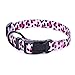 Mile High Life | Dog Collar | Cute Patterns | Soft Smooth Fabric | Small/Medium/Large (Pink Leopard, Medium Neck 13″-17″ -40 lb)thumb 2