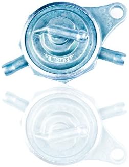 UMPARTS (M3W) 3 Port Vaccum Fuel Valve Petcock for Lance Scooter 150cc Milan 150 (4 Stroke) Air-Cooled 2004 2005 2006 2007 2008 2009 # FLPP-SC-01