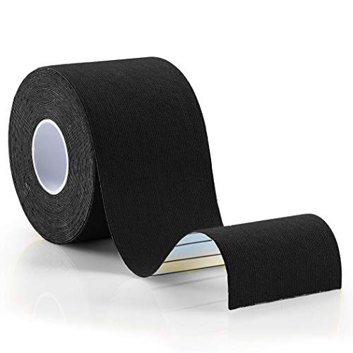YOGU Athletic Sports Kinesiology Tape Muscle Pain Relief Injury Recovery Therapy Support Knee Shoulder Ankle Elbow Shin Neck Elastic Breathable Waterproof Adhesive Therapeutic Tape 16'x2" Uncut Roll - Thumbnail 5