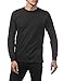 Pro Club Men's Heavyweight Cotton Long Sleeve Crew Neck T-Shirt