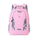 Swiss Gear SA6907 Laptop Computer Tablet Notebook Backpack - for School, Travel, Carry On Luggage, Women, Men, Student, Professional Use - Pink, 19 Inches