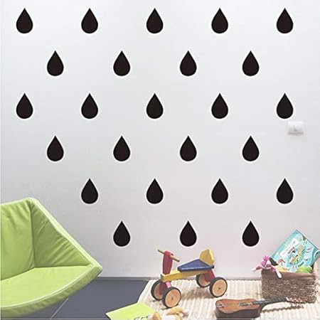 KDGJG Dibujos Animados Lindo Gota De Lluvia Signo Fresco Pegatinas ...