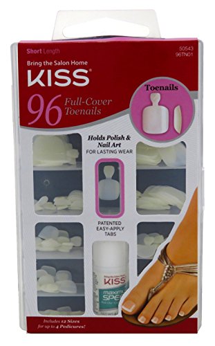 Kiss 96 Full Cover Toenails (2 Pack)