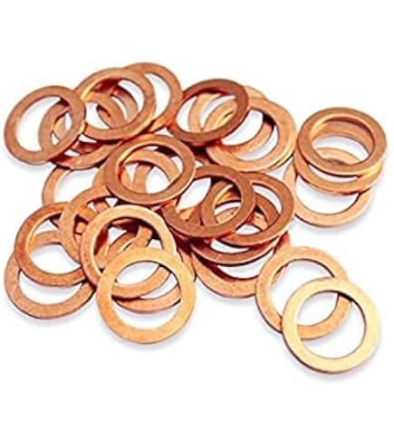 22 Stück Kupferflachdichtungen 14x22x1,5mm – Korrosionsbeständig, Für Ölablassschrauben & Hydraulik, Dichtring-Set