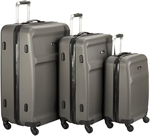 Fabrizio Luggage Set, Dark Grey (Grey) - 10239-1700