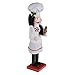 Clever Creations Baker Chef Nutcracker Collectable Festive Christmas Decor | 100% Wood Perfect for Shelves and Tables | 15