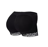 Vinpak Seamless Butt Lifter Padded Panties Lace Underwear - Enhancing Body Shaper for Women (Medium)
