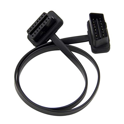 Vinmax OBD2 Diagnostic Connector Line 16 Pin Ultra Flat Male to Female OBDII Extension Cable