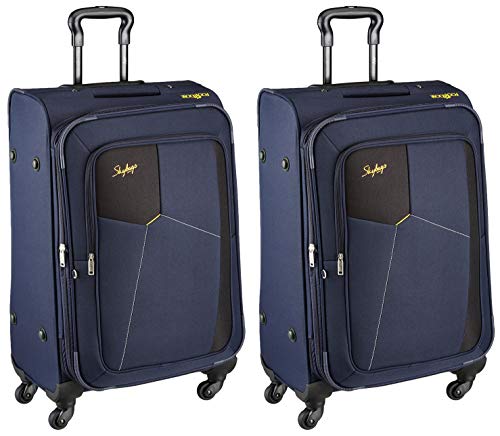 Skybags Footloose Rubik Polyester 580 Mm Blue Softsided Cabin