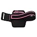 iXCC Samsung Galaxy S5 Armband, Racer Series Sport Gym Armband with Key Holder and Scratch Resistant Dual Arm-Size Slots for Samsung Galaxy S5 - Pink