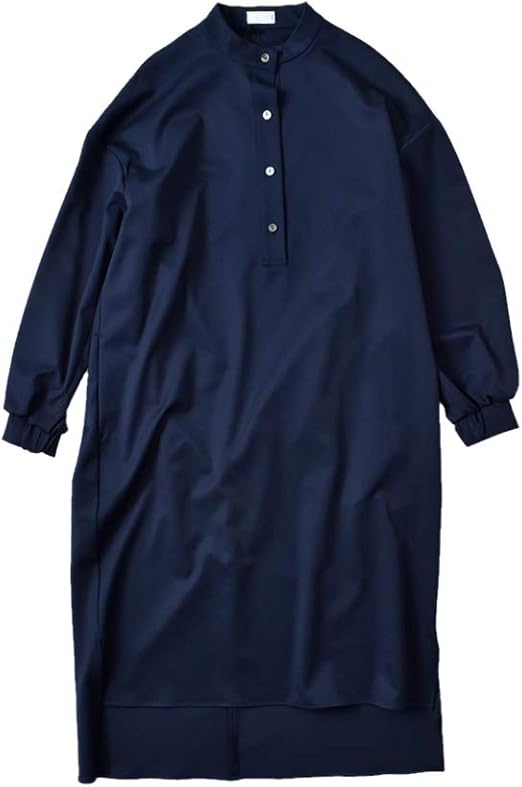 Amazon ソーノ Sono バックドレープコンフォートワンピース 1 ネイビー Col 58 S191dv023 1 58 Navy ワンピース チュニック 通販