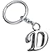 Monnel Z-324 Letter D Keychain Simple Alphabet Key Ring Creative Packaging Design Box