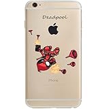 Batman, Catwoman, Joker, Harley Quinn, Iron Man, Captain America, Spider Man, The Hulk, Thor, Deadpool Jelly Clear Case for Apple iPhone 6/6s PLUS (5.5