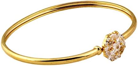 Emerald Studio Gold Plated Kada/Bracelet for Women