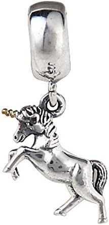 Unicorn Dangle Charm Animals Beads fit for DIY Charms Bracelets