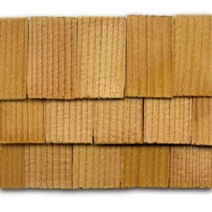Dollhouse Miniature Cedar Rectangle Shingles 300 pack