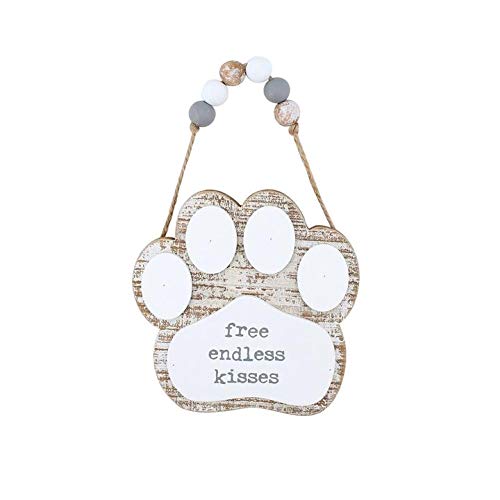 Photo 1 of 'Free Endless Kisses' Pawprint Sign