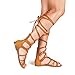 Dream Pairs Women's RAIL Knee High Gladiator Flat Sandals