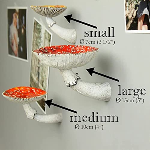 Mushroom Hanging Shelf Wall Floating Shelf Hanging Decor Shelves for