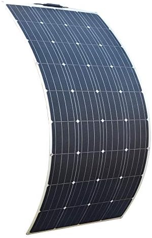 XINPUGUANG 160W 12V Flexible Solar Panel Monocrystalline Cell System Kit Battery Charger with MC4 Connector for RV Boat Home Trailer (160w)