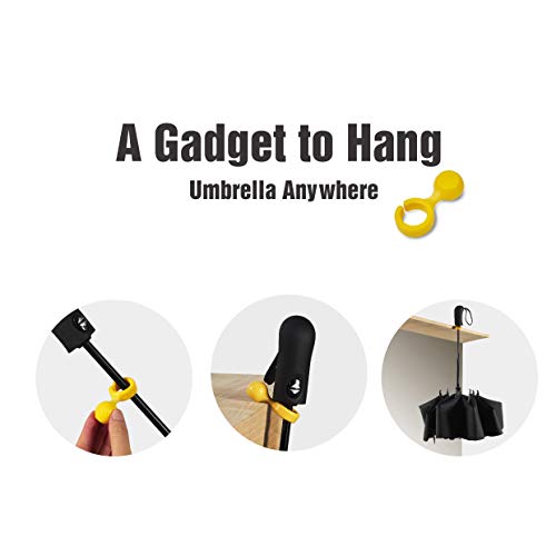 HITSLAM Black Umbrella Windproof, Automatic Compact Travel Umbrella with Teflon Coating and Waterproof Fabrics - Thumbnail 4