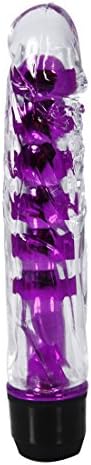 DanJtoy Waterproof Multi Speed G-spot Crystal Vibrator AV Stick