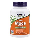 NOW Foods Raw Maca 750mg 6:1, 90 Vcaps
