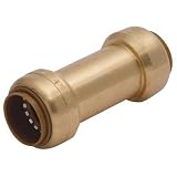 SharkBite U2016-0000LFA 3/4 inch x 3/4 inch Brass Check Valve, Push-to-Connect, Copper, PEX, CPVC