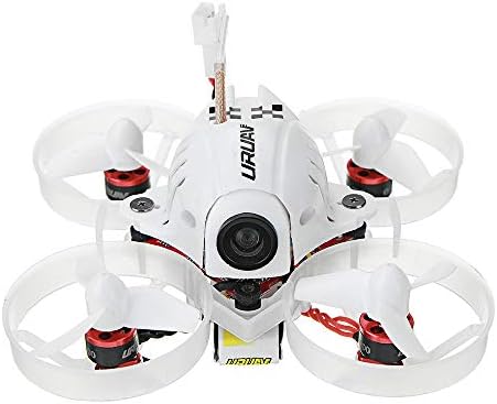 URUAV UR65 65mm FPV Racing Drone BNF Crazybee F3 Flight Controller OSD 5A Blheli_S ESC 5.8G 25mW VTX (Frsky Receiver with 3 Batteries)