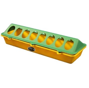 Mangeoire Poussin 30 Cm Plastique Jaune Et Vert Amazonfr Jardin