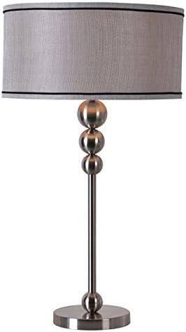 Design Craft Silver Lining Table Lamp
